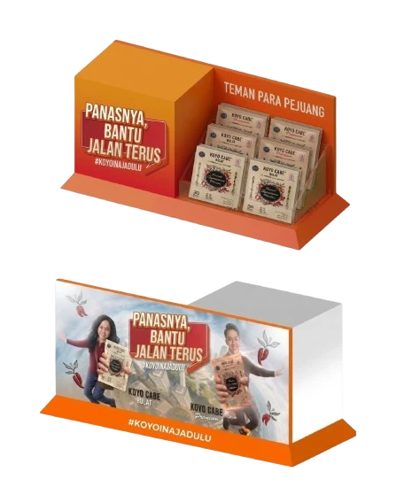 Retail standee and counter display unit