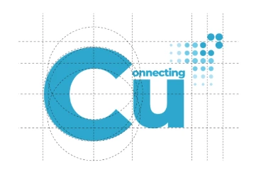 The Connecting U mark drawn over its construction grid
