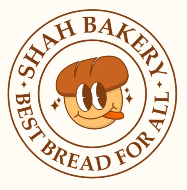 Shah Bakery roundel stamp