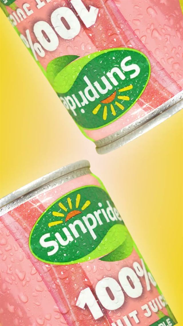 Sunpride — 100% juice campaign